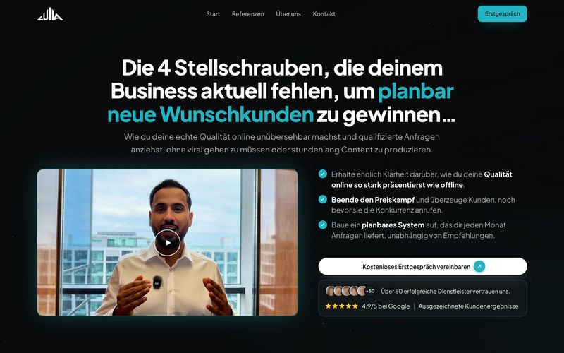 Startseite von LUMA